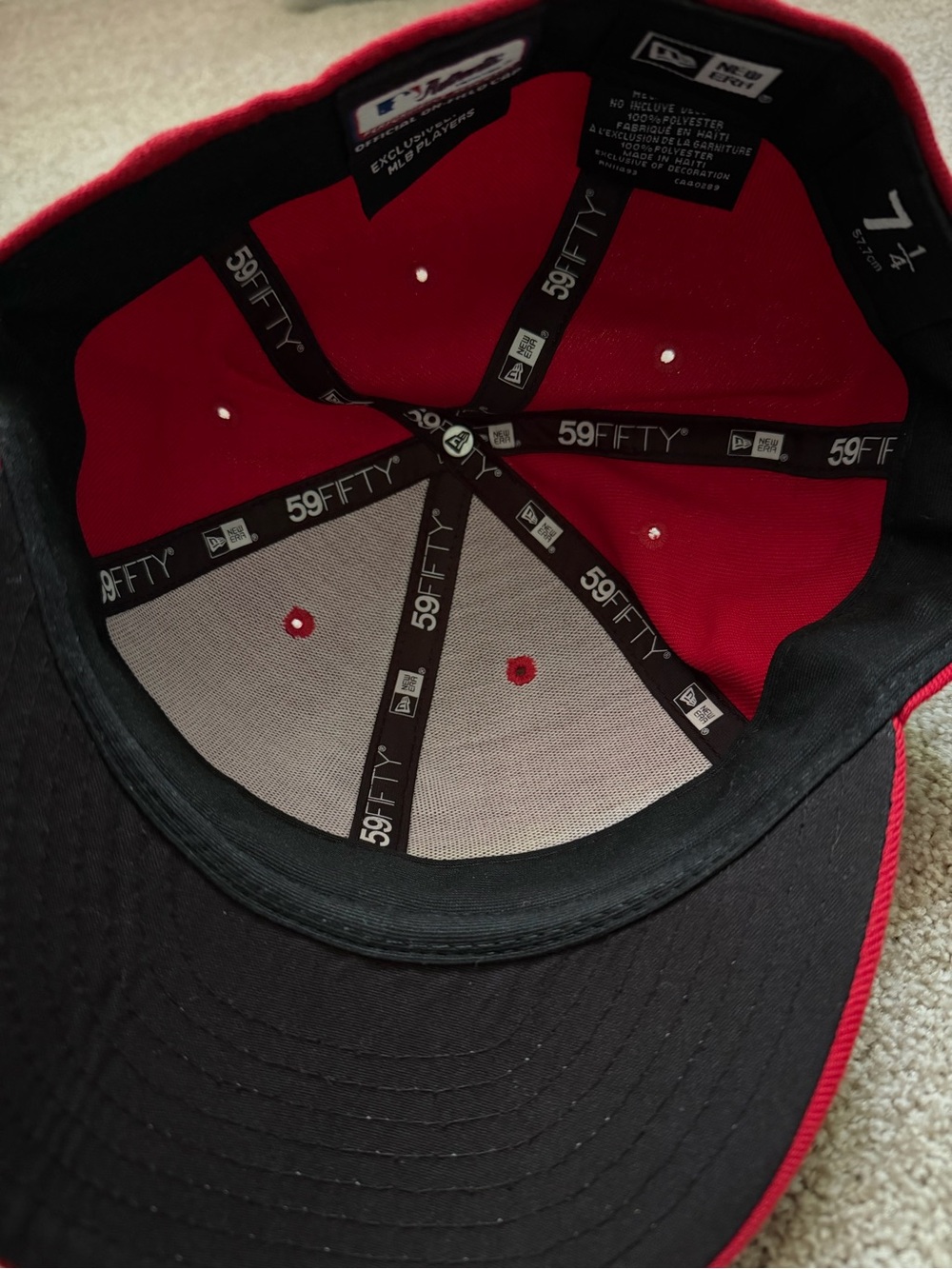 Philadelphia Phillies 2022 World Series fitted hat 7 1/4 - Picture 3 of 3